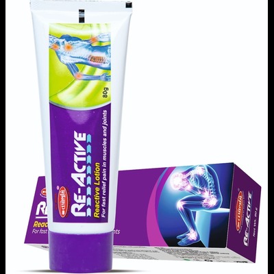 Re-Active Lotion | Tapobhumi ReActive Pain Relief Tube 80GM